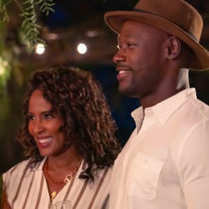 A woman drinking wine